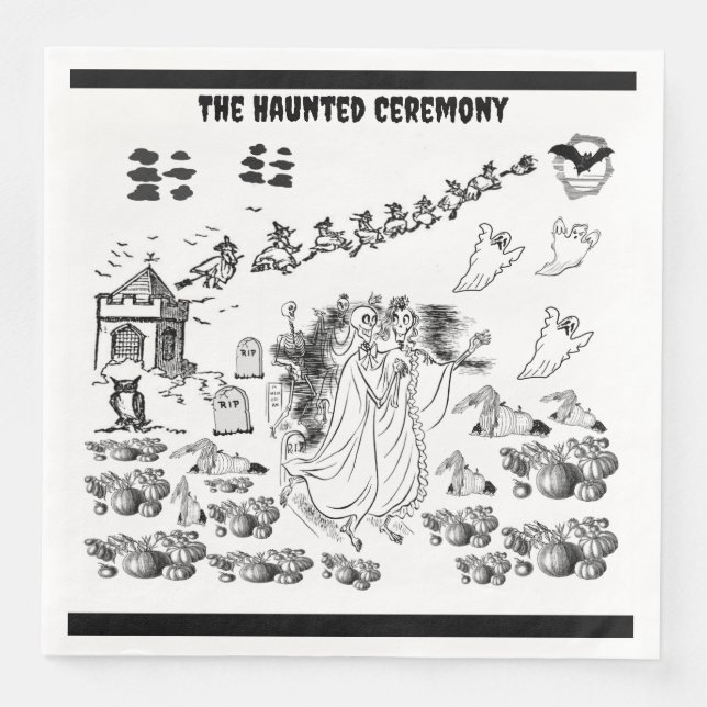 The Haunted Ceremony - Paper Dinner Napkins (Front)