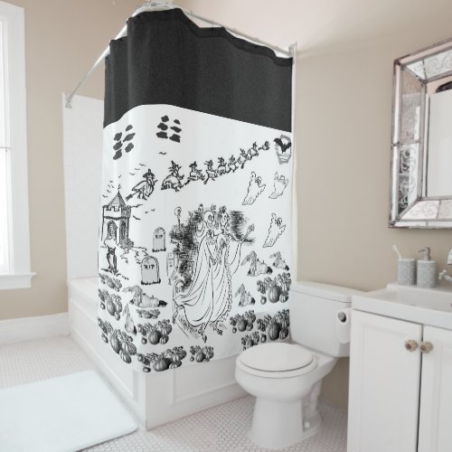 The Haunted Ceremony_ Shower Curtain