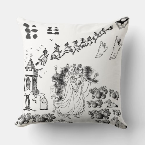 The Haunted Ceremony _ Throw Pillow