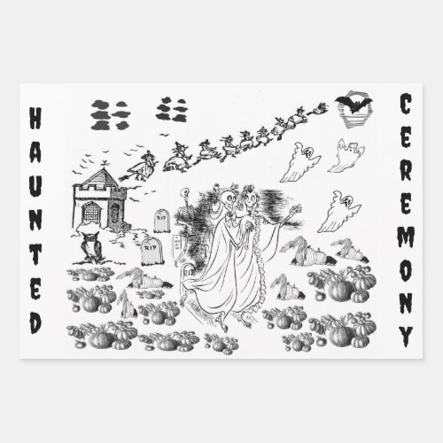 The Haunted Ceremony _ Wrapping Paper Sheets