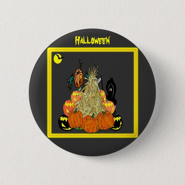 The Haunted Cornstalk - Pinback Button (Front)