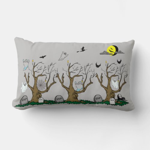 The Haunted Graveyard_ Lumbar Pillow