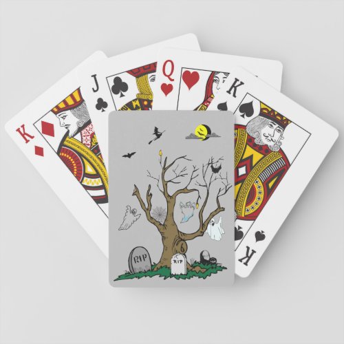 The Haunted Graveyard_ Poker Cards