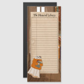 The Haunted Library Book Tracker (Front/Back)