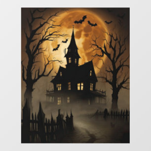The Haunted Mansion Under the Full Moon Wall Decal