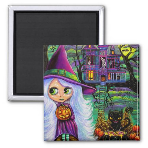 The Haunted Treehouse Magnet