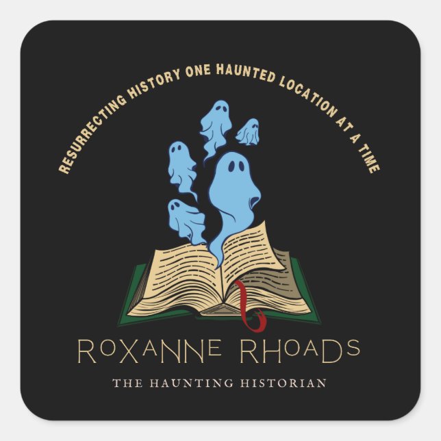 The Haunting Historian Sticker (Front)