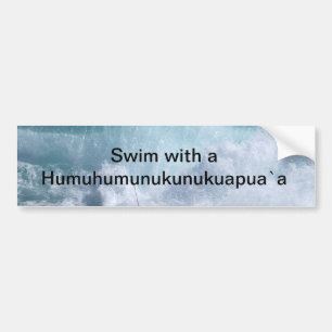The Hawaii State Fish Bumper Sticker