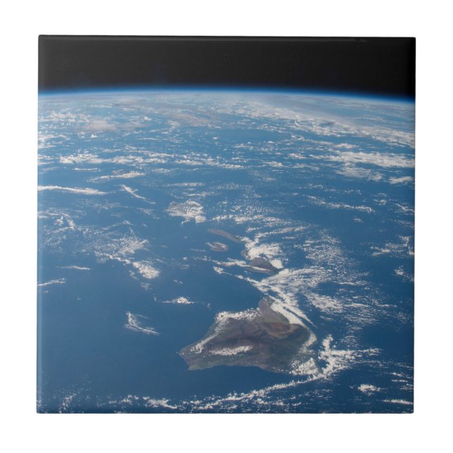 The Hawaiian Island Chain Ceramic Tile (Front)