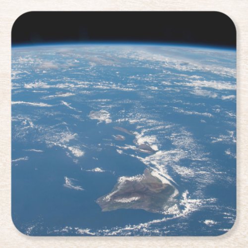 The Hawaiian Island Chain Square Paper Coaster