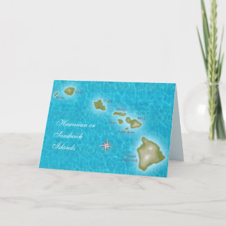 The Hawaiian Islands Card