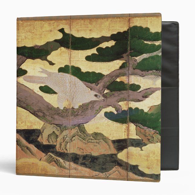 The Hawks in the Pines, 6 panel folding screen Binder (Front/Inside)