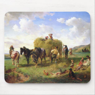 The Hay Harvest, 1869 Mouse Pad