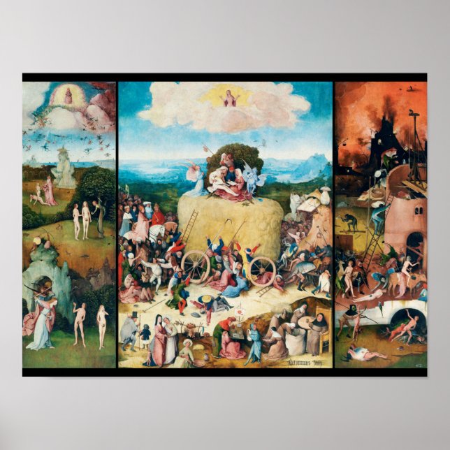 The Hay Wagon, Bosch Poster (Front)