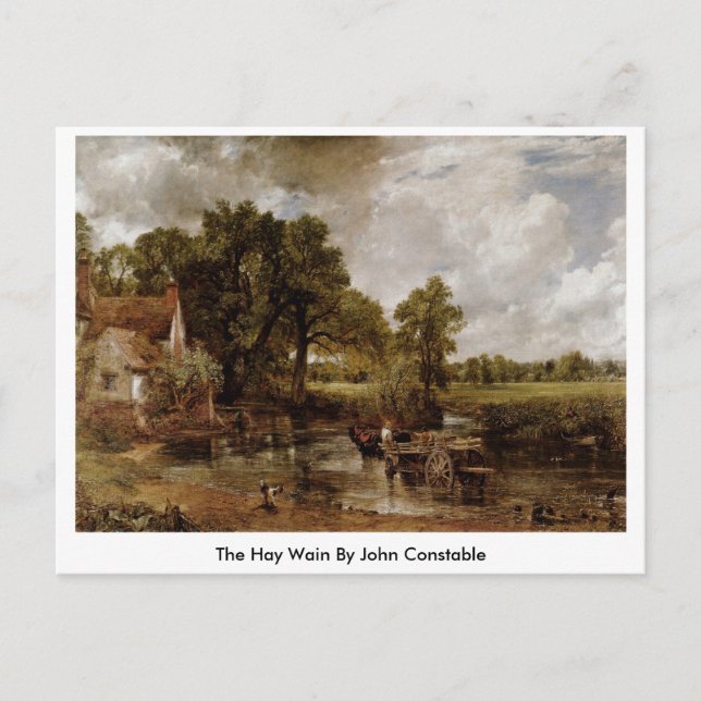 The Hay Wain By John Constable Postcard (Front)