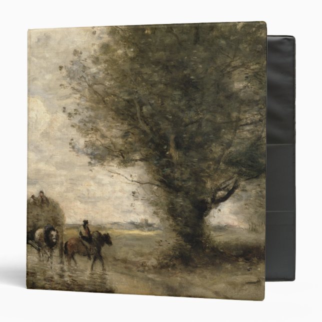The Haycart, c. 1860 3 Ring Binder (Front/Inside)
