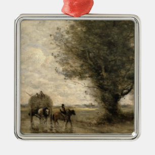 The Haycart, c. 1860 Metal Ornament