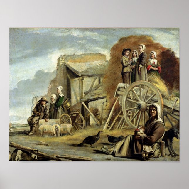 The Haycart, or Return from Haymaking, 1641 Poster (Front)