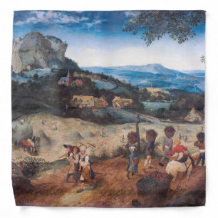 The Haymaking, Pieter Bruegel Bandana