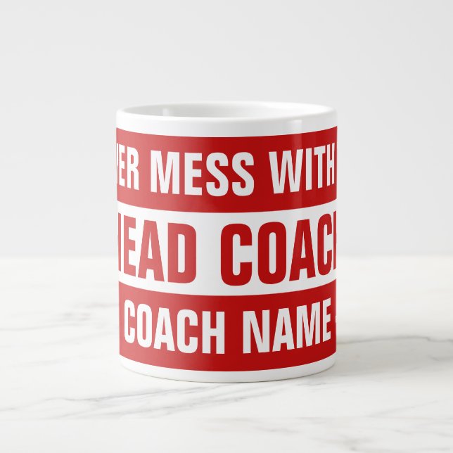 "The Head Coach" totally customizable mug (Front)