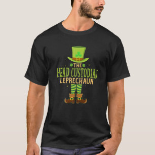 The Head Custodian Leprechaun Matching St Patricks T-Shirt