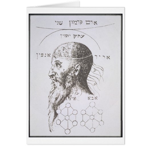 The Head of Adam Kadmon, copy of an illustration f (Front)