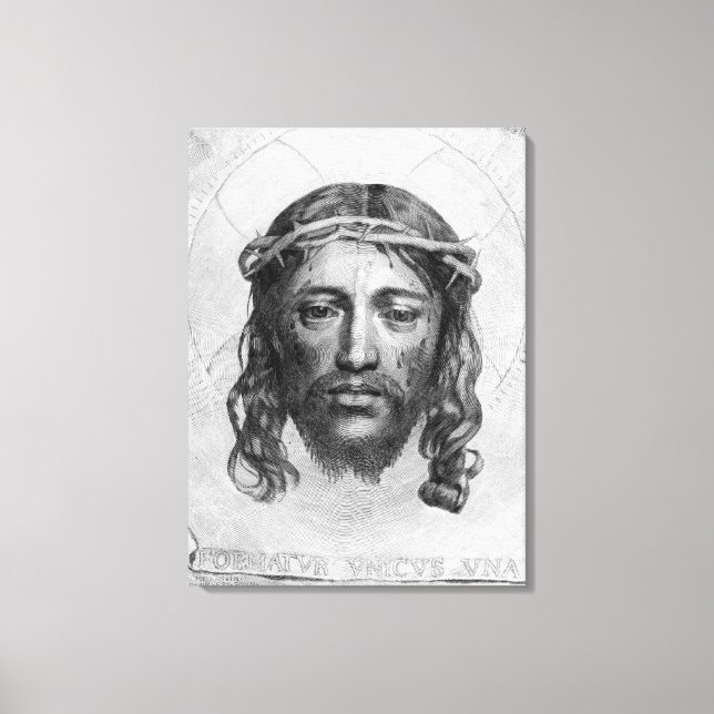 The Head of Christ, 1735 Canvas Print (Front)