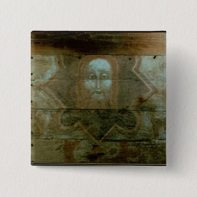 The Head of Christ, c.1280 Pinback Button (Front)