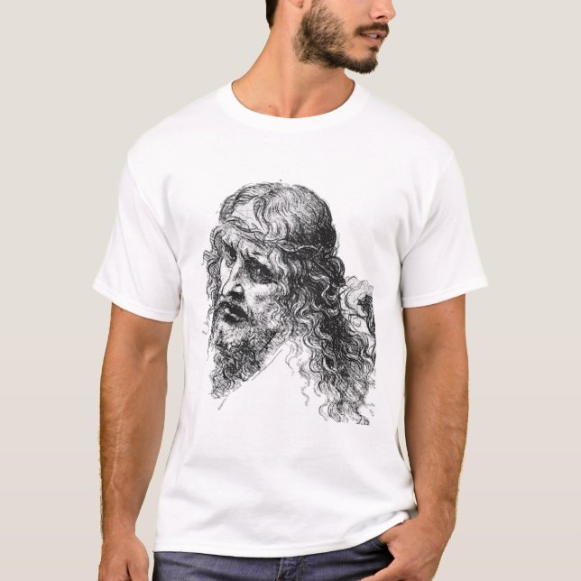 THE HEAD OF CHRIST - Leonardo Da Vinci 1494 T-Shirt (Front)