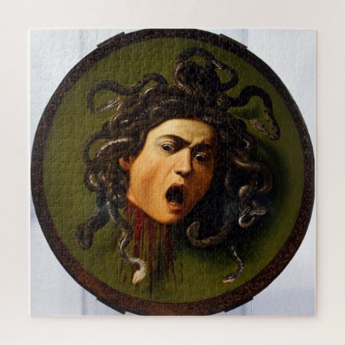 The head of Medusa by Caravaggio challenging Jigsaw Puzzle