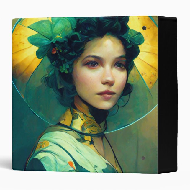 The Headdress Fantasy Sci-Fi 3 Ring Binder (Back/Spine)