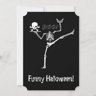 The Headless Dancing Skeleton Invitation