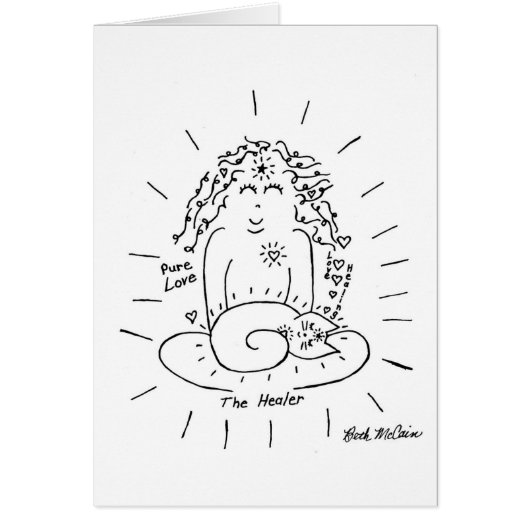 The Healer Cat Card (Front)