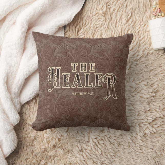 The Healer Names of Jesus Christ Bible Scripture Throw Pillow (Blanket)