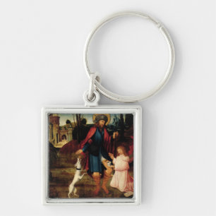 The Healing of Saint Roch Keychain