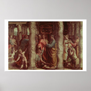 The Healing of the Lame Man (cartoon for the Sisti Poster