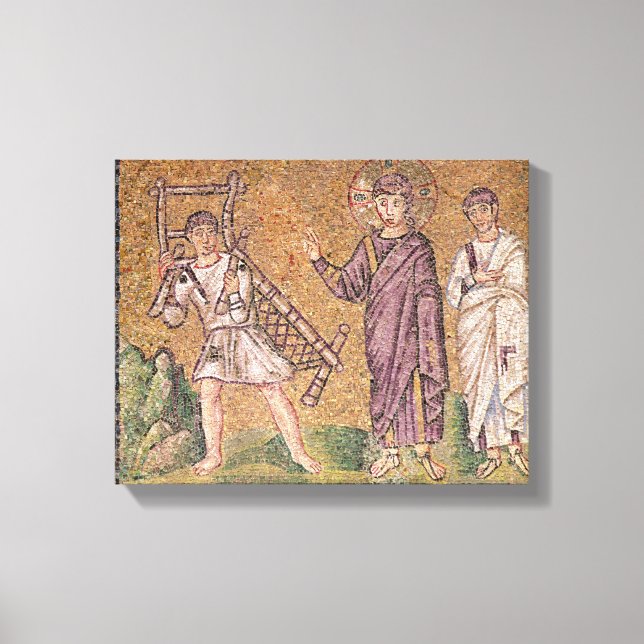 The Healing of the Paralytic of Capernaumx Canvas Print (Front)