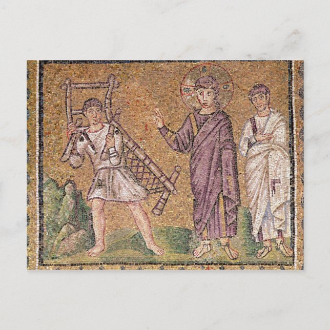 The Healing of the Paralytic of Capernaumx Postcard (Front)