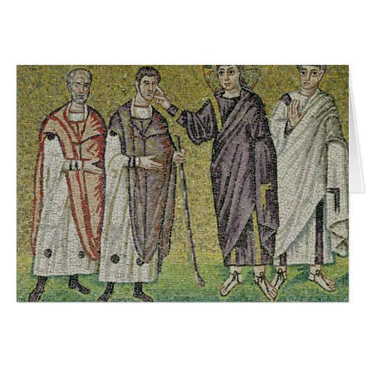 The Healing of Two Blindmen from Jericho Cards (Front Horizontal)