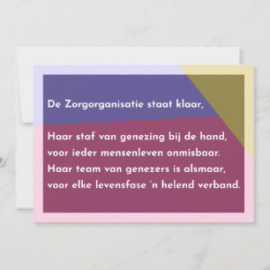 The Healthcare Organization is ready Thank You Card
