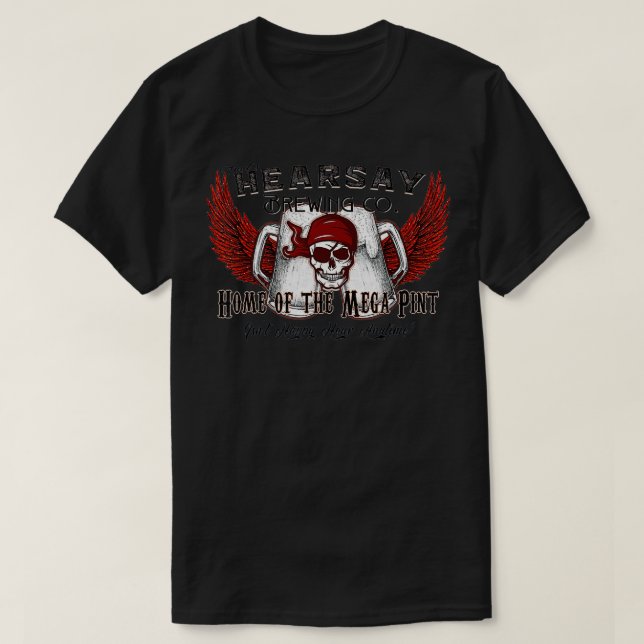 The hearsay brewing Co T-Shirt (Design Front)
