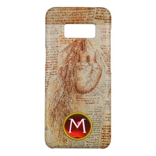 The Heart and the Bronchial Arteries Gem Monogram Case_Mate Samsung Galaxy S8 Case