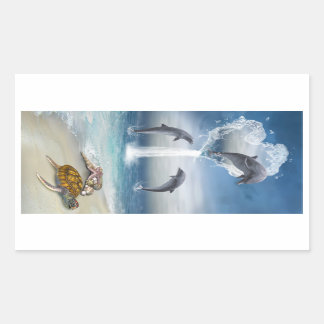 The heart from the Dolphins Sticker