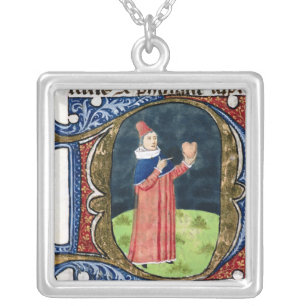 The Heart, from 'Traite de Medecine Silver Plated Necklace