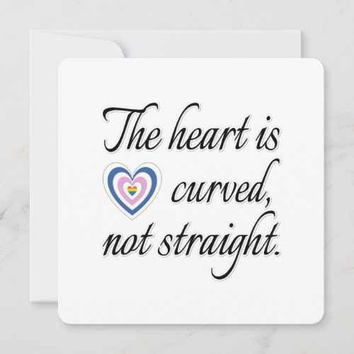 The Heart Is Not Straight Card