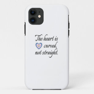 The Heart Is Not Straight iPhone 11 Case