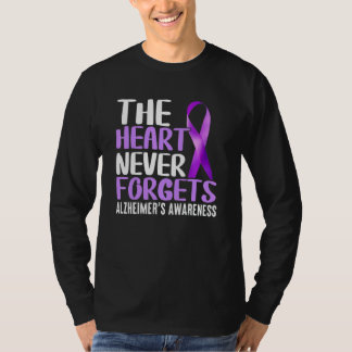 The Heart Never Forgets Alzheimer´s Awareness T-Shirt