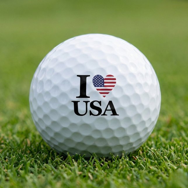 The "Heart of America" Golf Ball (The Patriotic Drive.)