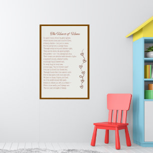 The Heart of Home – Family Love Poem Printable Poster