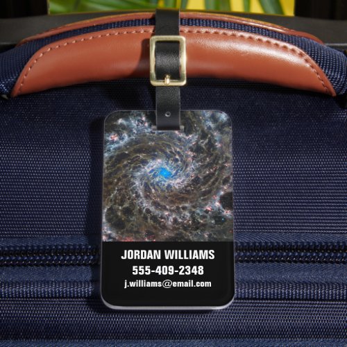 The Heart Of Messier 74 Luggage Tag